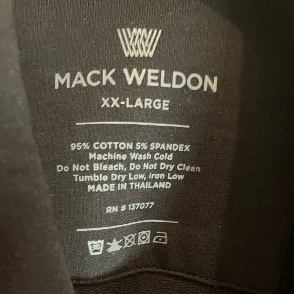 Mack Weldon ACE Women's Pullover Hooded Sweatshirt XXL Black EUC - Picture 8 of 12